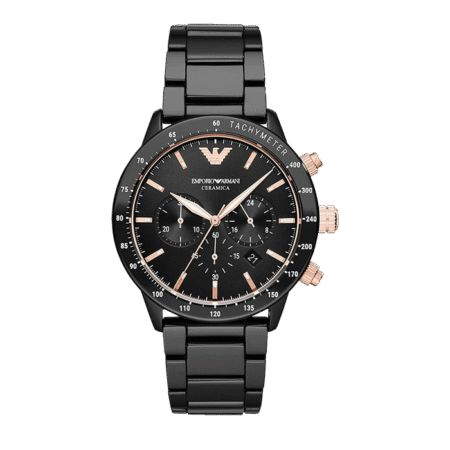Керамические наручные часы Emporio Armani AR70002 с хронографом